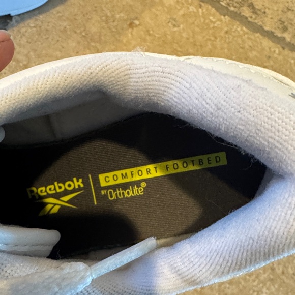 Reebok Classic White Athletic Shoes - Picture 8 of 8